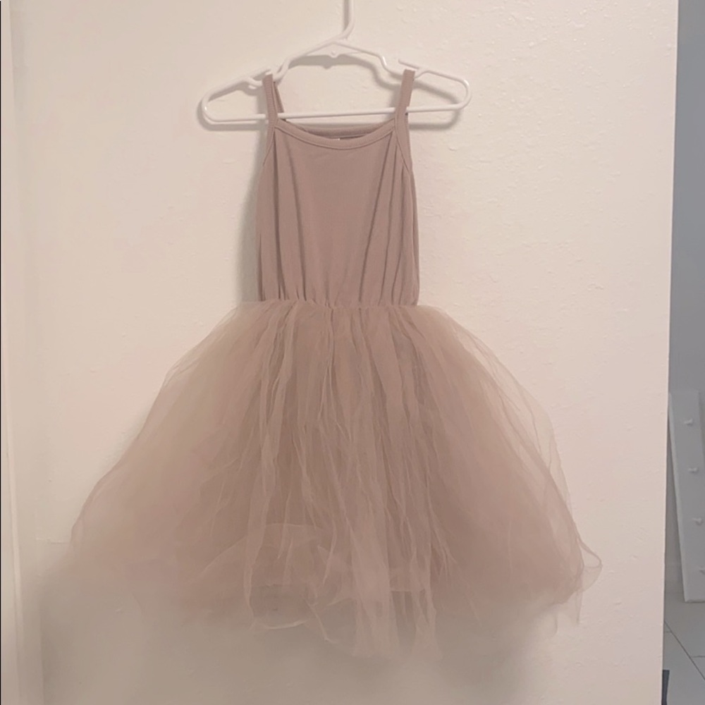 Toddler size 5T heather pink tutu dress
